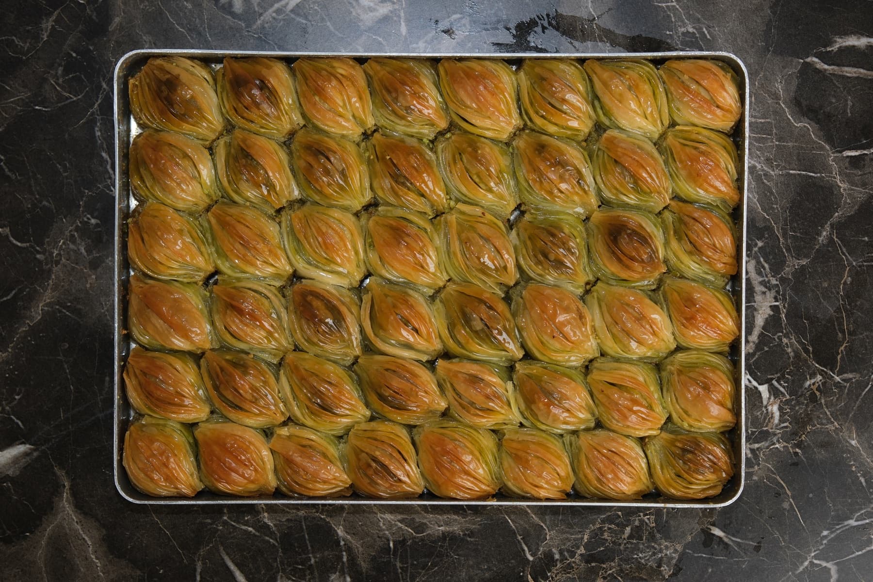 Midye baklava tepsisi