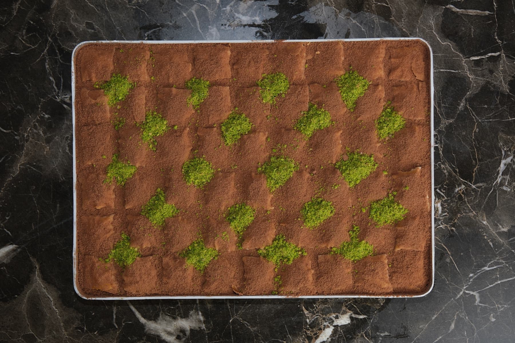 Soğuk baklava tepsisi